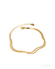 Load image into Gallery viewer, Lilt - 18K Gold Plated Bracelet - Cachet
