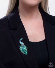 Load image into Gallery viewer, Peacock Pedestal - Blue