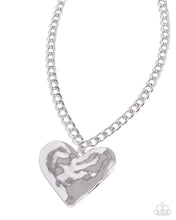 Load image into Gallery viewer, Hammered Heartthrob - Silver