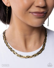 Load image into Gallery viewer, Braided Boundary - Brass