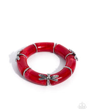 Load image into Gallery viewer, Delicate Dragonfly - Red
