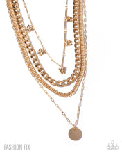 Load image into Gallery viewer, Fluttering Fringe - Gold - Sep Fashion Fix 25