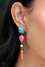 Load image into Gallery viewer, Saharan Sabbatical - Blue- Feb Fashion Fix 24 Earrings