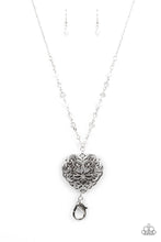 Load image into Gallery viewer, Doting Devotion - White- Lanyard