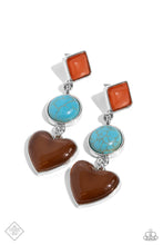 Load image into Gallery viewer, Desertscape Debut - Brown- Dec Fashion Fix 23 Earrings