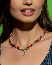 Load image into Gallery viewer, Speckled Story - Red Necklace