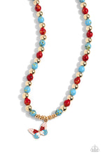 Load image into Gallery viewer, Speckled Story - Red Necklace