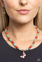 Load image into Gallery viewer, Speckled Story - Red Necklace