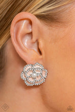 Load image into Gallery viewer, Suave Sensation - White- Jan Fashion Fix 24 Earrings
