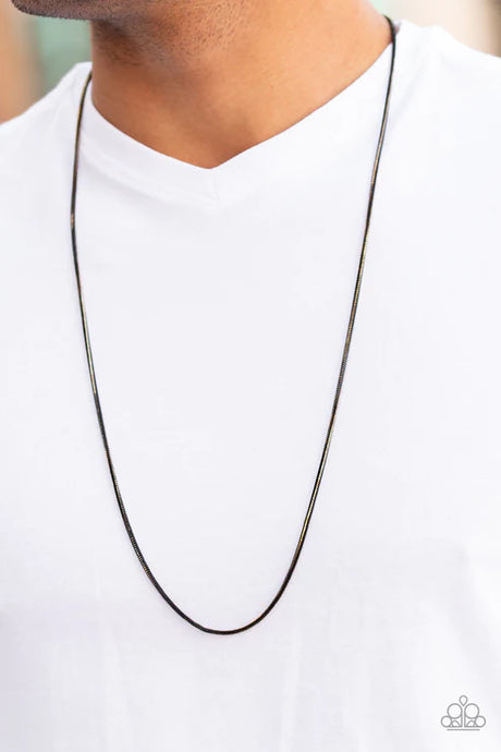 Mixed Mayhem - Gold tone Necklace