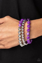 Load image into Gallery viewer, H Summer Sabbatical - Purple Bracelet
