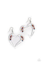 Load image into Gallery viewer, Embellished Emeralds - White Earrings
