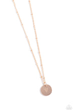 Load image into Gallery viewer, Initial Elegance - Rose Gold - V
