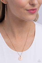 Load image into Gallery viewer, Initial Elegance - Rose Gold - V
