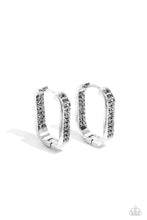 Load image into Gallery viewer, Sinuous Silhouettes - Silver tone earrings
