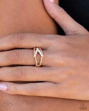 Load image into Gallery viewer, Linear Law - Gold- May Fashion Fix 24
