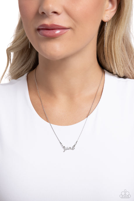Birth Month Bling - June - Silver