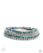 Load image into Gallery viewer, Feminine Fan - Blue - July Fashion Fix 24
