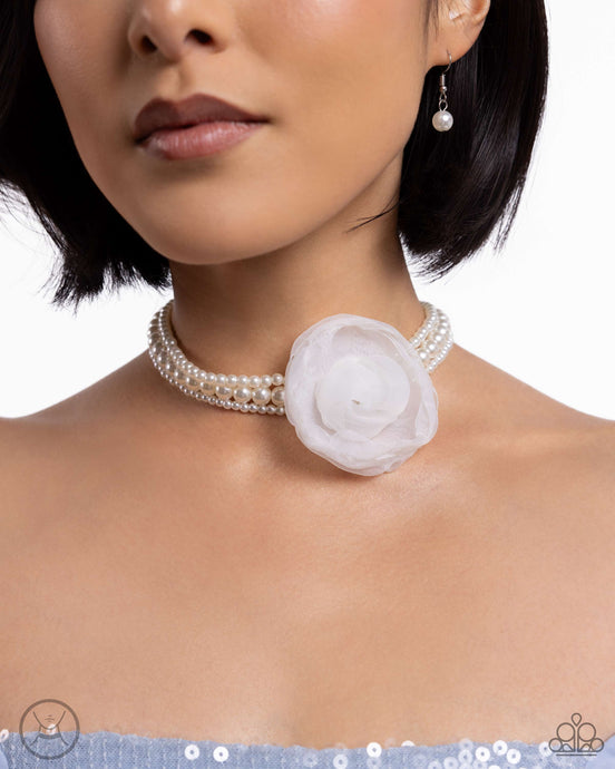 Radiant Rosette- White
