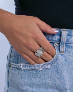 Confident Crisscross - White