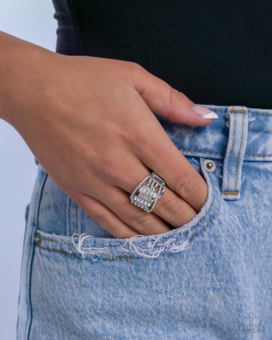Confident Crisscross - White