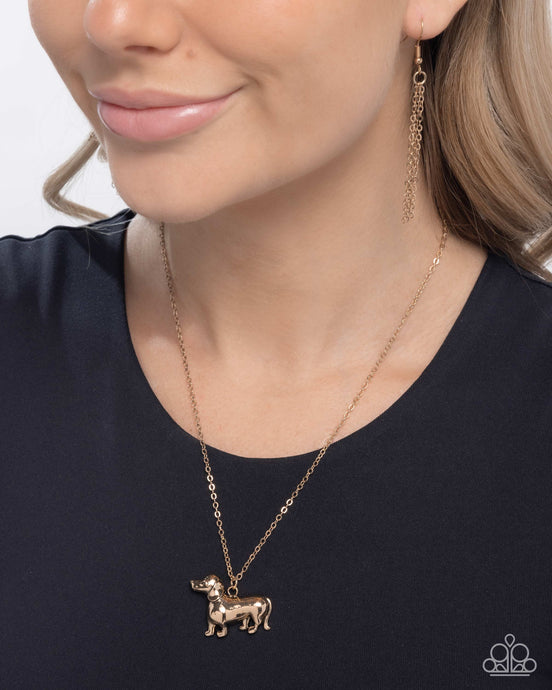 Darling Dachshund - Gold