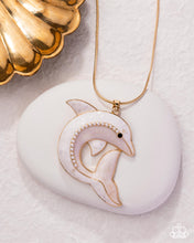 Load image into Gallery viewer, Dolphin Dive - Gold

