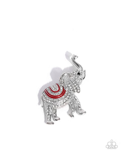 Elephant Embrace - Red