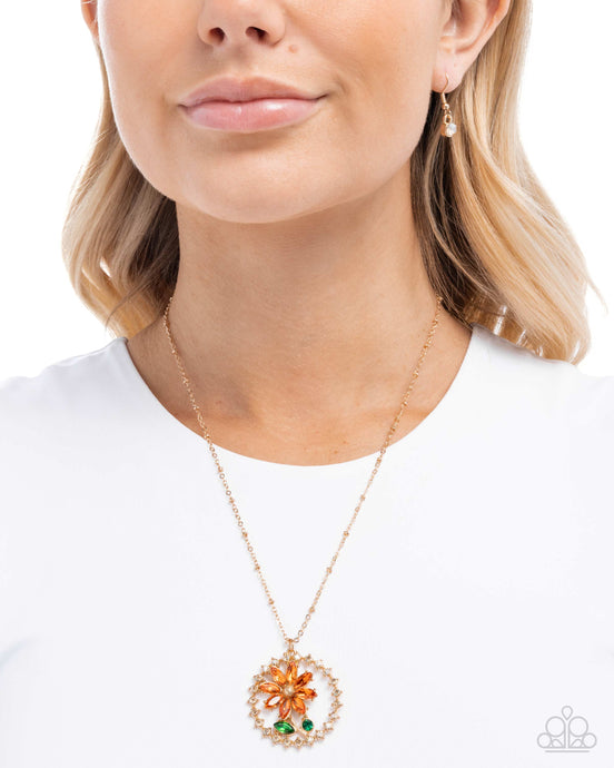 Framing Florals - Orange