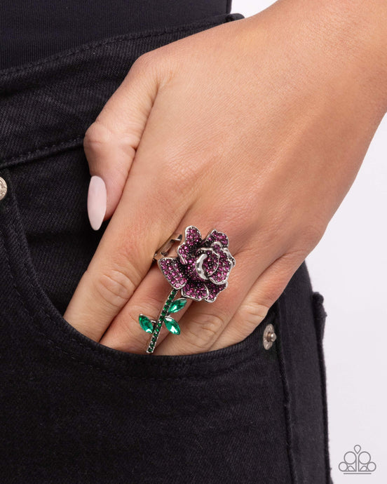 Boutonniere Bling - Pink