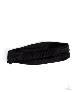 Eyelet Elegance - Black