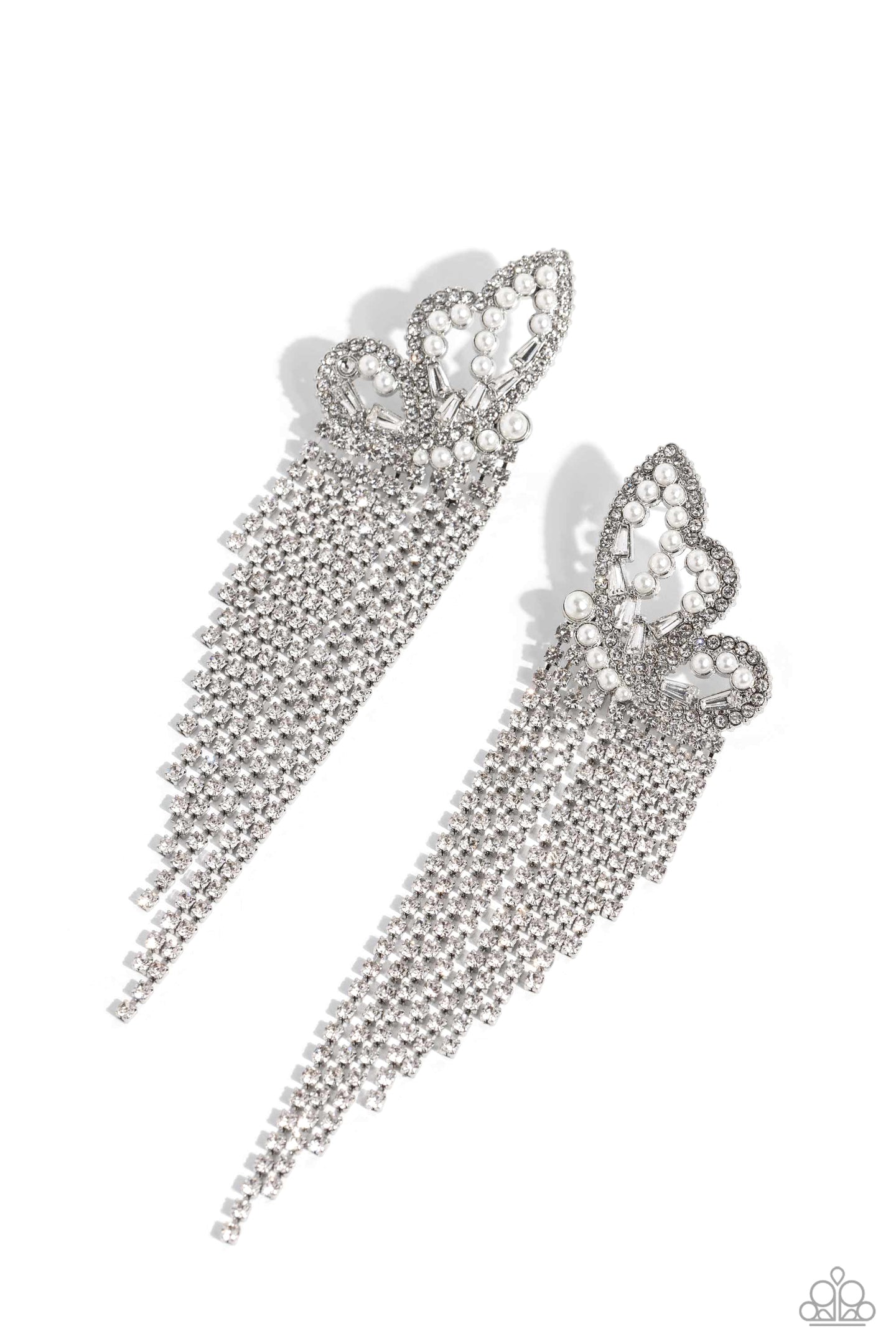 Aerial Accent - White Earrings EMP exclusive