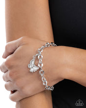 Load image into Gallery viewer, Fluttering Family- White Rhodium Plated
