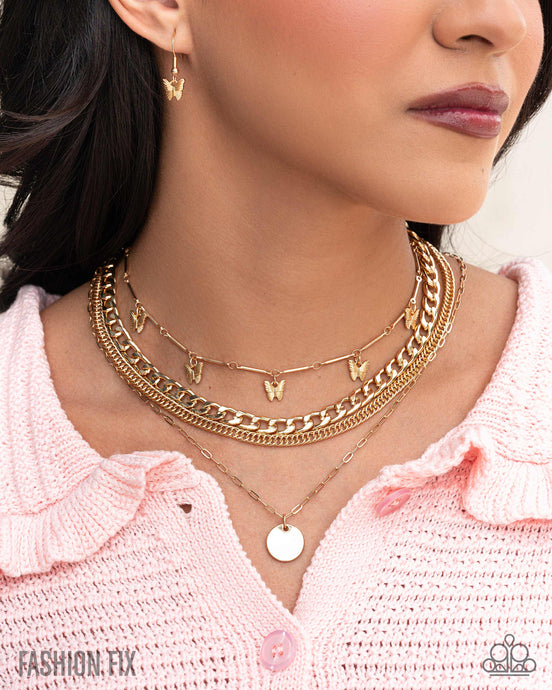 Fluttering Fringe - Gold - Sep Fashion Fix 25