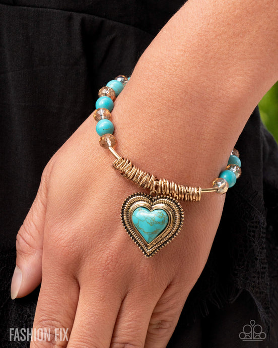 Horseshoe Heartthrob - Gold - July Fashion Fix 25