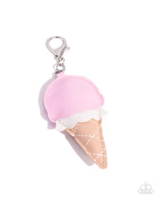 Load image into Gallery viewer, Iconic Ice Cream - pink - Paparazzi bag charm
