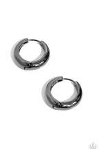 Load image into Gallery viewer, Streamlined Status - Black Earrings
