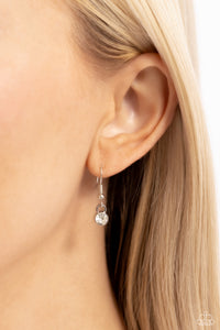 Teardrop Team - Silver tone Necklace