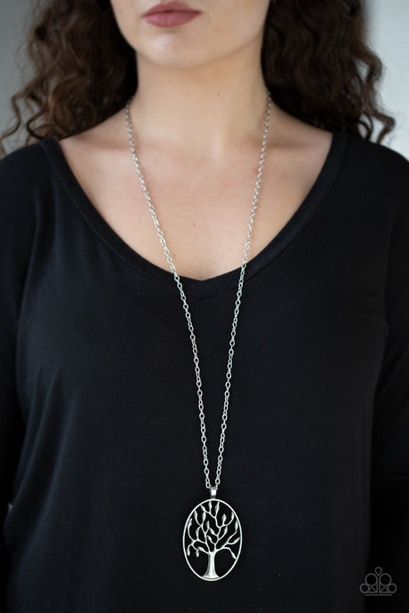 Well-Rooted - Silver Necklace