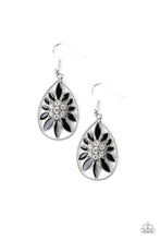 Load image into Gallery viewer, Floral Morals - Black Earrings
