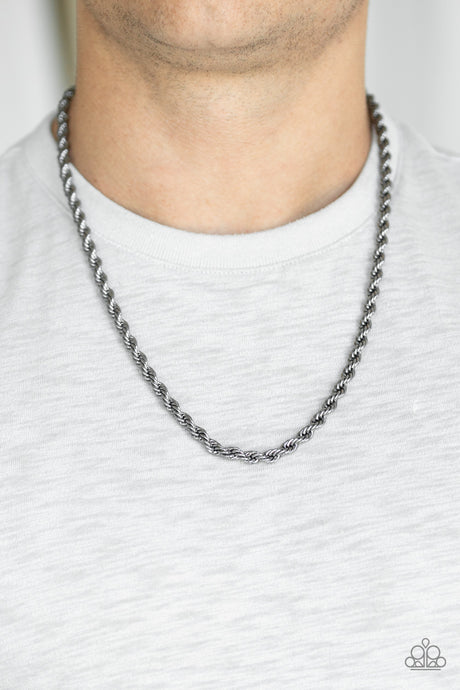 Double Dribble - Black Necklace
