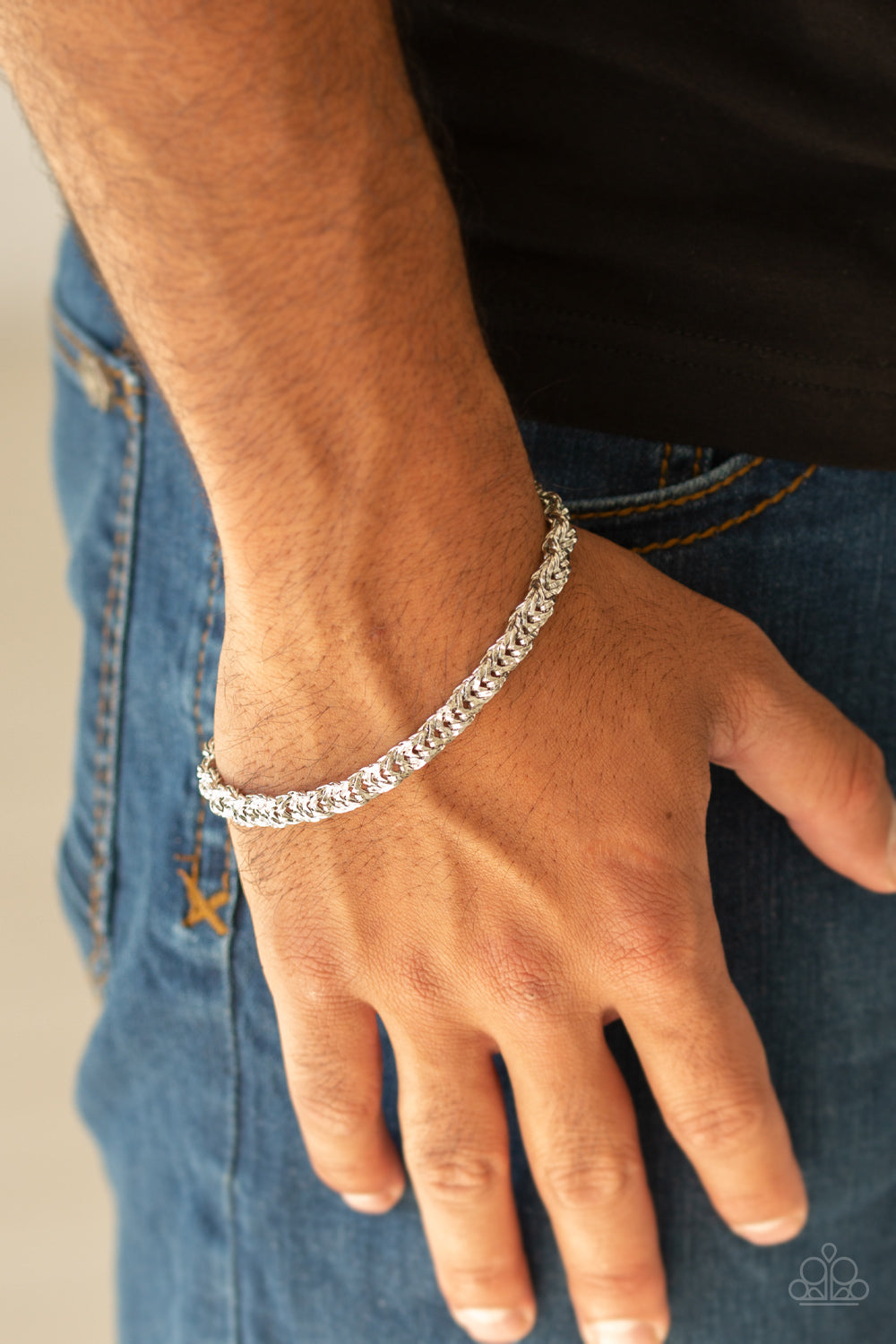 Fighting Chance - Silver tone Bracelet