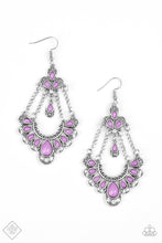Load image into Gallery viewer, Unique Chic - Purple Earrings
