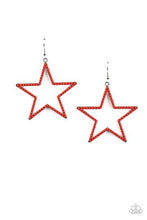 Load image into Gallery viewer, Count Your Stars - Red Earrings
