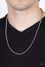 Load image into Gallery viewer, Industrial Interval - Silver tone Necklace

