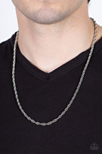 Industrial Interval - Silver tone Necklace