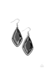 Load image into Gallery viewer, Deco Dazzle - Silver tone Earrings
