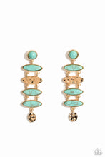 Load image into Gallery viewer, Rustic Reverie - Blue Earrings

