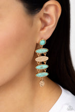 Load image into Gallery viewer, Rustic Reverie - Blue Earrings
