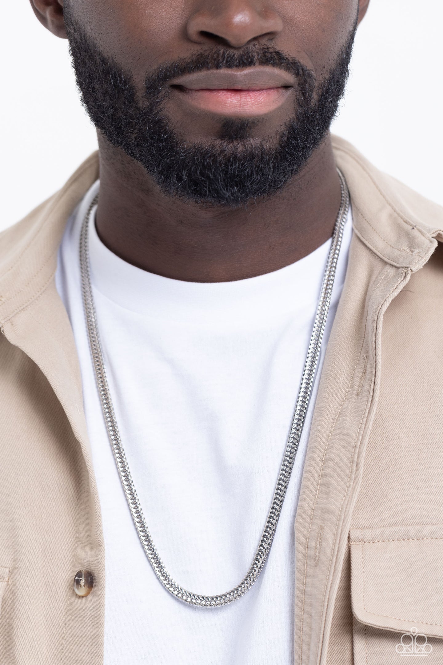 Downtown Defender - Silver Tone Necklace